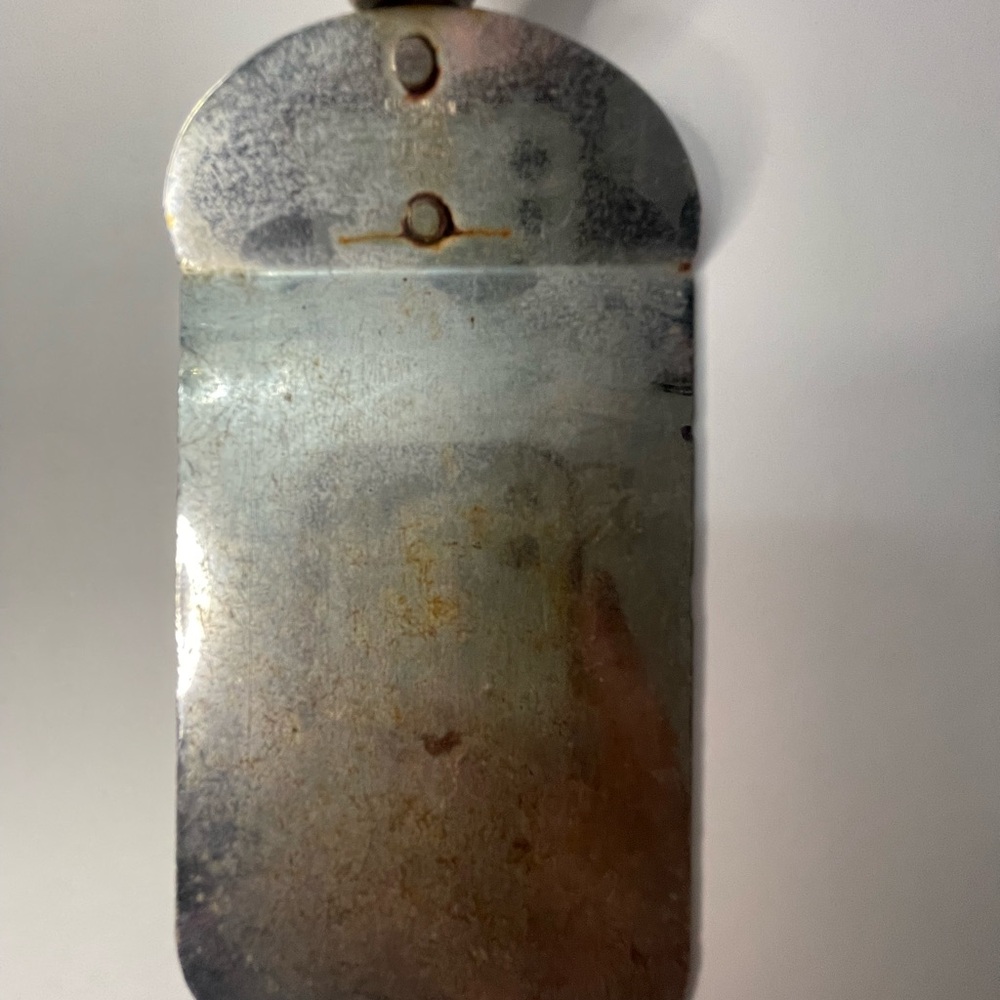 Ekco Vintage Chromium Metal Spatula with Wooden Handle - Picture 2 of 5